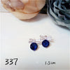 Vintage Drop Earrings For Women S925 Sterling Silver Natural Sapphire Gemstone Temperament Luxury Fine Jewelry Pendients Mujer