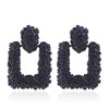 Vintage Earrings for women gold color Geometric statement earring 2020 texture metal drop earing Hanging fashion jewelry
