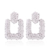 Vintage Earrings for women gold color Geometric statement earring 2020 texture metal drop earing Hanging fashion jewelry