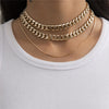 Vintage European American Style Women's Neck Chain Exaggerated Personality Gothic Short Clavicle Chocker Punk Unique Necklaces