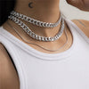 Vintage European American Style Women's Neck Chain Exaggerated Personality Gothic Short Clavicle Chocker Punk Unique Necklaces