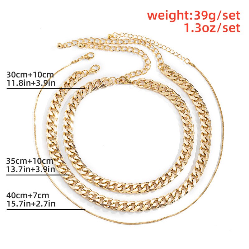 Vintage European American Style Women's Neck Chain Exaggerated Personality Gothic Short Clavicle Chocker Punk Unique Necklaces