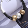 Vintage Exaggerated Round Ball Pendant Choker Necklaces for Women Boho Statement Necklace Jewelry