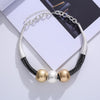 Vintage Exaggerated Round Ball Pendant Choker Necklaces for Women Boho Statement Necklace Jewelry