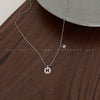 Vintage Dainty Letter Pendant Choker 2021 Cute Elegant Chain Zirconia Korean Necklace For Women Jewelry Naszyjnik Gifts