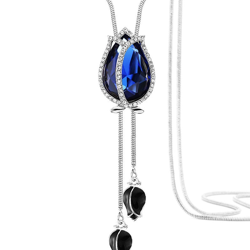 タナカダイスケcrystal ribbon chain necklace タナカダイスケ| pearl ribbon chain necklace – tanakadaisuke