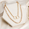 Vintage Golden Chains On The Neck  Choker Necklaces For Women Punk Metal Multi-layer Necklaces Female Jewelry 2022 Trend