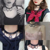 Vintage Gothic Heart Pendant Choker Necklaces For Women Girls Retro Trendy Punk Hip Hop Leather Neckalce Jewelry Gifts