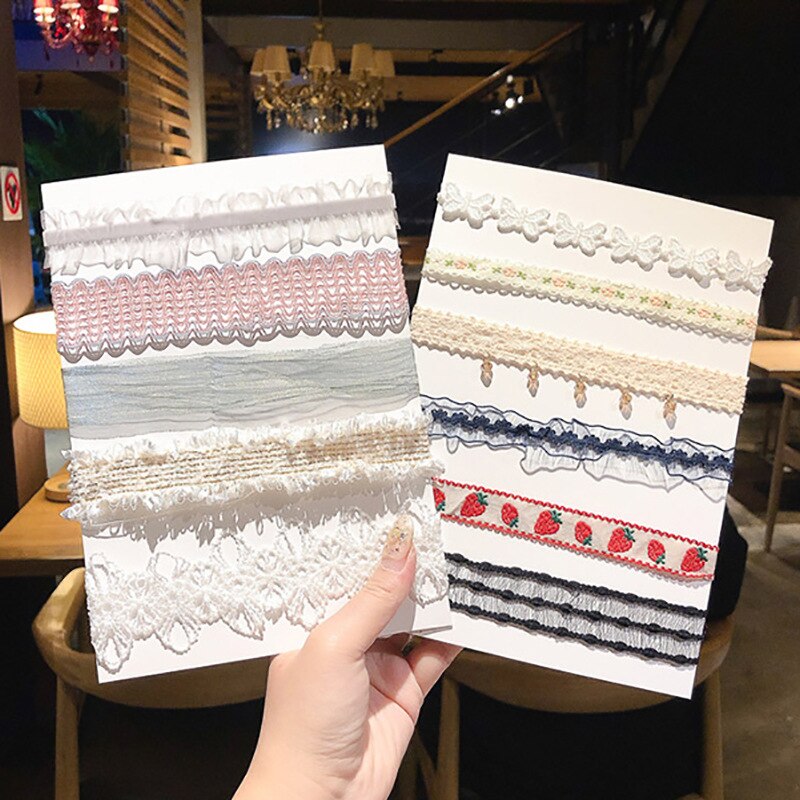 Vintage Gothic Velvet Girl Choker Necklaces Muti-layer Hollow Lace Short Necklaces Feather Ethnic Chain Neck Jewelry Women