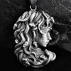 Vintage Greek mythology snake hair Medusa pendant necklaces for women Nordic Jewelry on the neck Men's Chain necklace