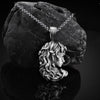 Vintage Greek mythology snake hair Medusa pendant necklaces for women Nordic Jewelry on the neck Men's Chain necklace