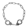 Vintage Handcuffs Metal Choker Necklace for Women Men Geometric Hip Hop Punk Cool Vintage Pendant Necklace Jewelry New