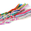 Vintage Handmade Boho Wave Bracelet Multicolor Rainbow Fabric Braided Bracelet Bohemian Woven Bracelets for Women