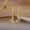 Vintage Imitation Pearl Earrings For Women Stainless Steel Geometric Elegant Stud Earring 2023 Trend Couple Party Jewelry Gift