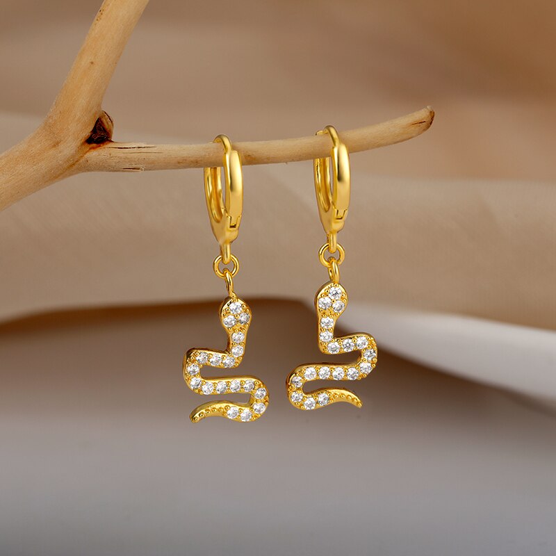 Vintage Imitation Pearl Earrings For Women Stainless Steel Geometric Elegant Stud Earring 2023 Trend Couple Party Jewelry Gift