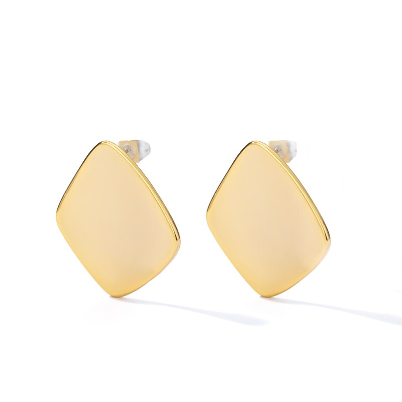 Vintage Imitation Pearl Earrings For Women Stainless Steel Geometric Elegant Stud Earring 2023 Trend Couple Party Jewelry Gift