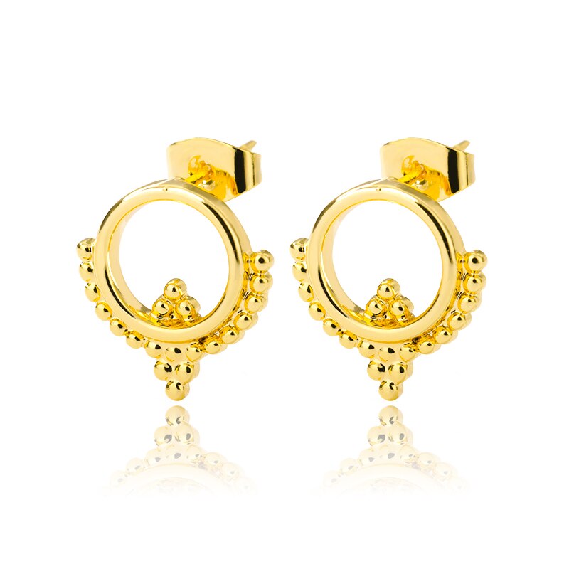Vintage Imitation Pearl Earrings For Women Stainless Steel Geometric Elegant Stud Earring 2023 Trend Couple Party Jewelry Gift