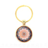 Vintage Jewelry Mandala Keychain Henna OM Symbol Buddhism Zen Online Shopping India 2020 Fashion Keyring For Men Women
