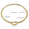 Vintage Lock Pendant Chain Link Choker Necklace Statement For Women Personalized 316L Stainless Steel Necklaces Jewelry