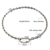 Vintage Lock Pendant Chain Link Choker Necklace Statement For Women Personalized 316L Stainless Steel Necklaces Jewelry