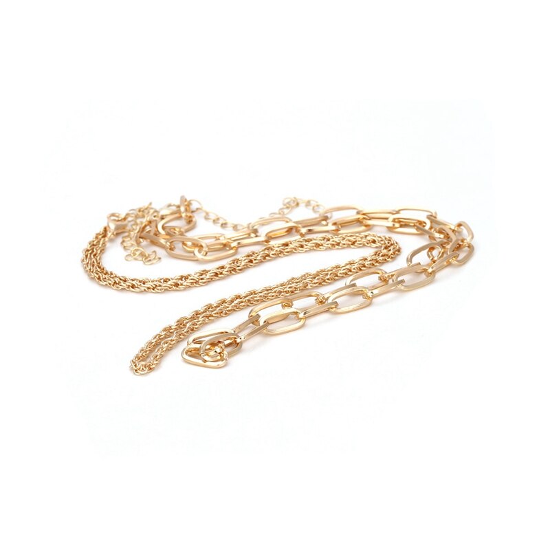 Vintage Long Gothic Layered Chain Necklace Women Trendy Punk Hip Hop Choker Necklace Jewelry Gifts