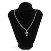 Vintage Metal Punk Mushroom Pendant Necklaces For Men Women Statement Jewelry Neck Chains Plant Choker Necklace Rock New