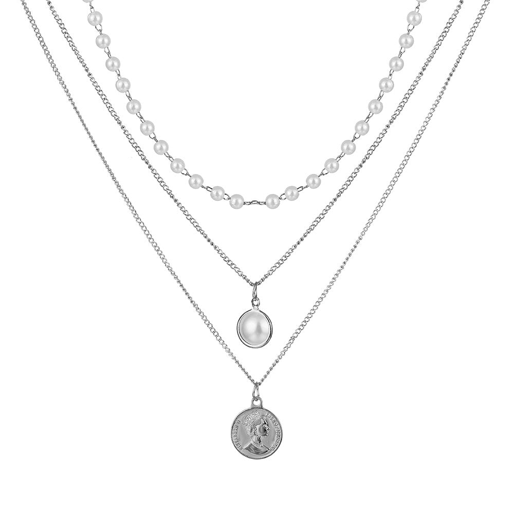 Vintage Multilayer Pendant Butterfly Necklace for Women Butterflies Moon Star Charm Choker Necklaces Boho  Jewelry Gift