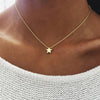Vintage Multilayer Pendant Butterfly Necklace for Women Butterflies Moon Star Charm Choker Necklaces Boho   Jewelry Gift