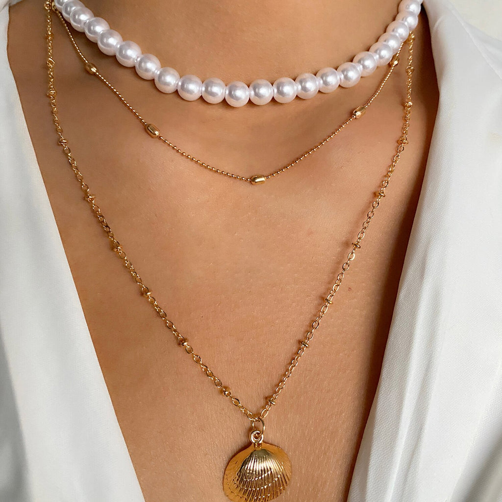 Vintage Multilayer Pendant Butterfly Necklace for Women Butterflies Moon Star Charm Choker Necklaces Boho  Jewelry Gift