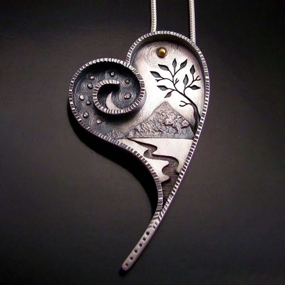 Vintage Mushroom Necklace Men's Women's Hip Hop Punk Enamel Animal Gem Pendant Exquisite Halloween Party Necklace Jewelry