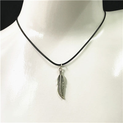 Vintage Punk Silver Color Necklace Unique Hollow Alloy Pendant Necklace For Man Women Trendy Neck Accessories Fashion Jewelry