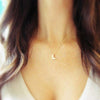 Vintage Sexy Minimalist Long Necklace Women Fashion Jewelry Metal Layered Chain Star Moon Pendant Necklaces A13