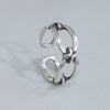 Vintage Silver Colour Chain Adjustable Ring Women  Designer Jewelry Gothic Punk Accessories  GaaBou Jewellery