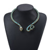 Vintage Snake Statement Necklace Open Adjustable Choker Collars Boho Ethnic Accessories  Jewelry Gifts