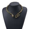 Vintage Snake Statement Necklace Open Adjustable Choker Collars Boho Ethnic Accessories  Jewelry Gifts