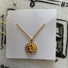 Vintage Sun and Moon Stainless Steel Necklace Boho Charm Celestial Dainty Necklaces For Women Collier Femme BFF Jewelry Gift