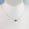 Vintage Turkish Blue Eye Pendant Necklace Gold Silver Chain Simple Women Girl Choker Jewelry Necklaces