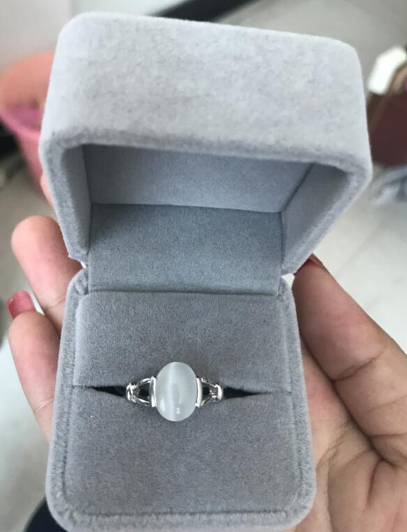 Vintage Vampire Movies Jewelry Hollow Out Natural Opal Cat Eye Rings The Twilight Bella Moonstone Ring For Women Valentine Gift