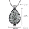 Vintage Water Drop Pendant Luminous Necklace for Women Men Charm Glow In The Dark Stone Necklace Jewelry Gifts