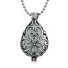 Vintage Water Drop Pendant Luminous Necklace for Women Men Charm Glow In The Dark Stone Necklace Jewelry Gifts