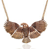 Vintage Winged Eagle Unique Woman Necklace Indian Statement Big Choker Necklace Women Maxi Large Collar  African Jewelry