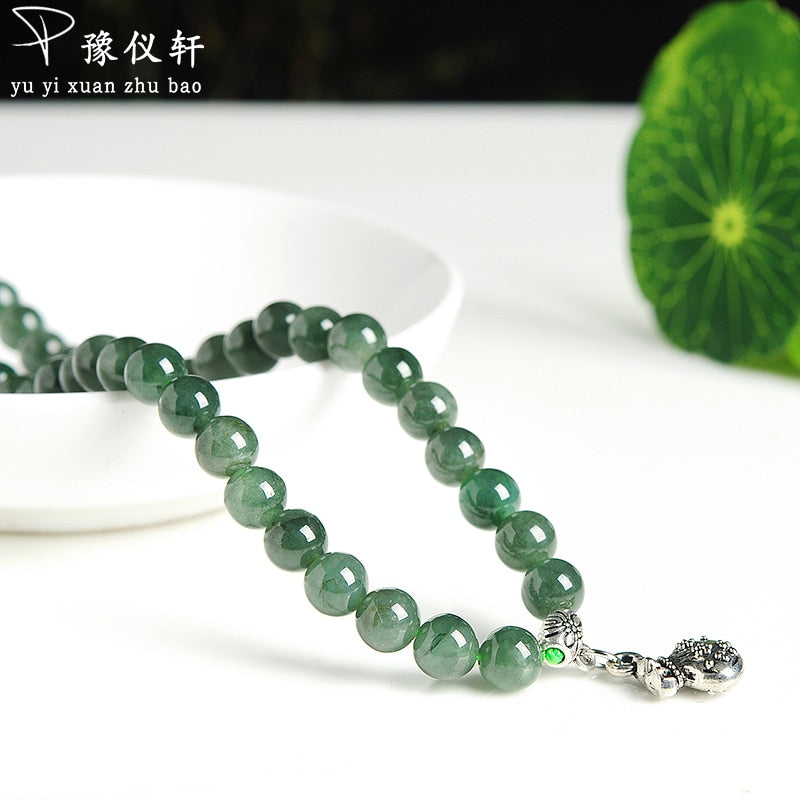 Vintage jewelry Colgantes mujer Moda pendentif Fine jewelry Jade fine jewelry Natural stone necklace Jade Boutique Bracelet A319