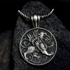 Vintage totem sweater chain necklaces for women selling Greek mythology Griffin amulet pendant men’s necklace