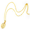 Virgin Mary Pendant Necklace for Women Lady Jewelry Religious Catholic Colar Cross Trendy Chain