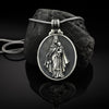 Virgin Mary Vintage Men's Necklace Virgin Del Carmen Pendant Catholic Necklace Christian Accessories