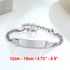 Vnox Baby Mom Anti Allergy Stainless Steel Bracelets Personalize Name Birth Date Bar Custom Girls Boys Infant Baptism Gifts