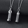 Can Open Hollow Tube Necklaces for Women Men Urn Ashes Cremation Memorial Pendants Stainless Steel Unisex Gifts Jewelry