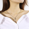 Can Open Hollow Tube Necklaces for Women Men Urn Ashes Cremation Memorial Pendants Stainless Steel Unisex Gifts Jewelry