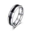 Classic Wedding Rings for Women Men Stainless Steel Couple Jewelry Promise Band Alliance Bijoux