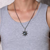 Vnox Functional Men Necklace Rudder Compass Pendant Stainless Steel Stylish Male Jewelry Sailor Navy Accessories Gift 24" Chain